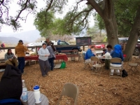 Native seed necklace workshop at Euterpe Farms, Ojai