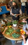 Dan and his salad chopper at Greater Goods.jpg